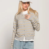 Gilet en maille rayée Ti.Amo PACKS